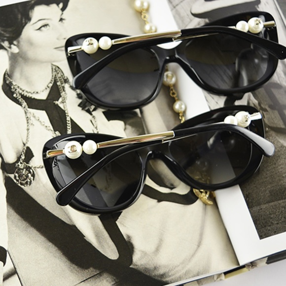 CHANEL Accessories - CHANEL PEARL SUNGLASSES